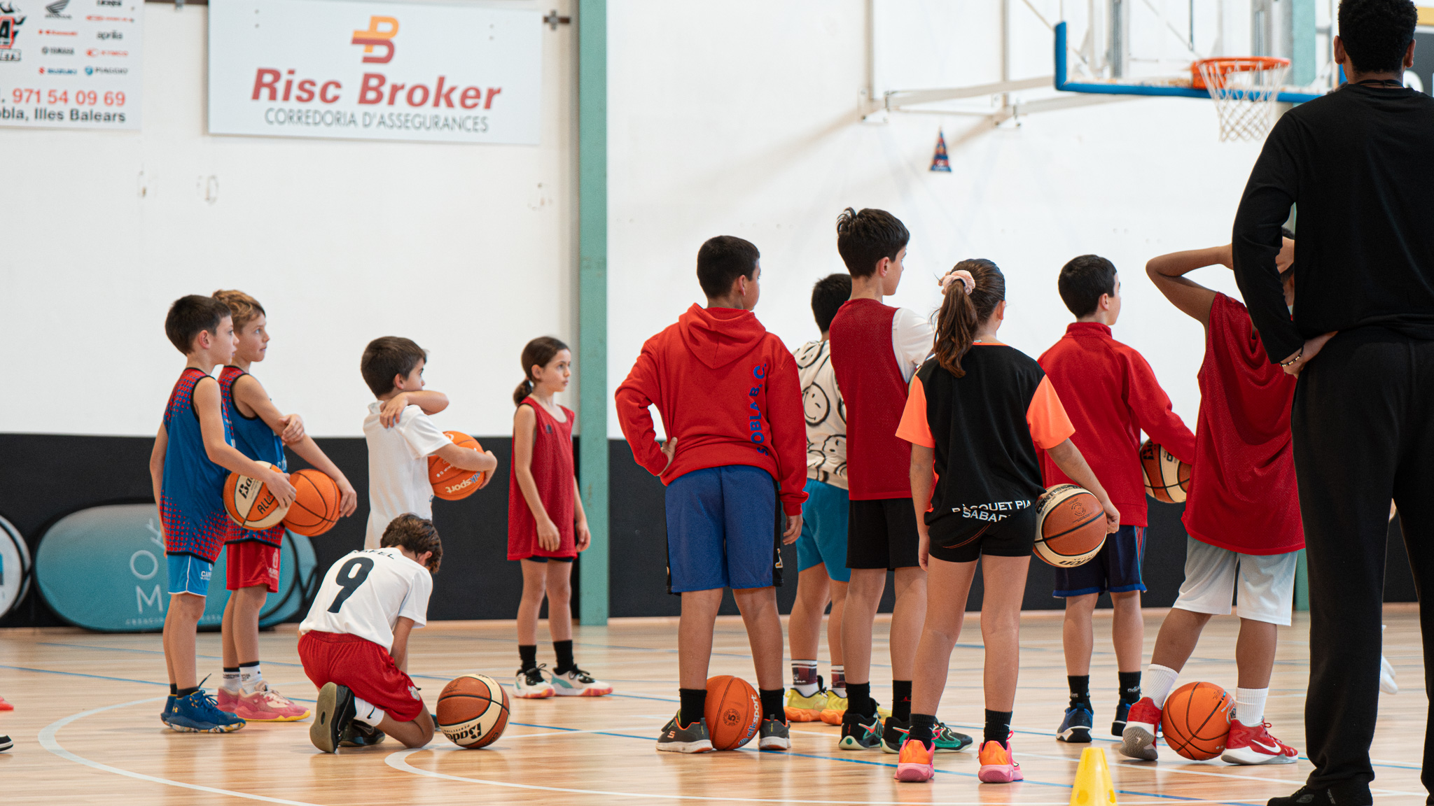 Young players at Be Pro camp